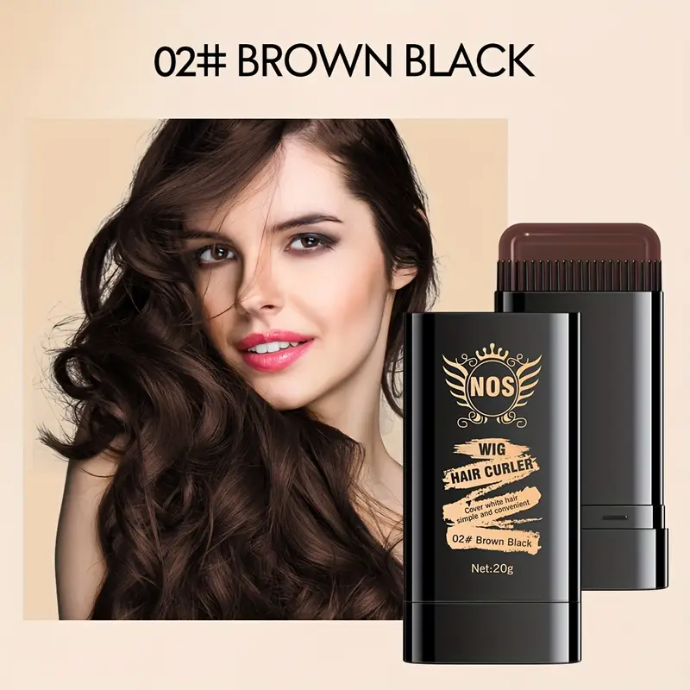 Hair Color Stick with Built-in-Comb